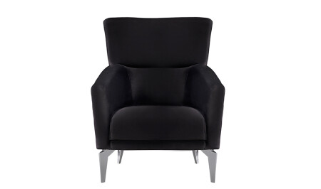 Oscar Silver Armchair V2 - Cadde Yıldız