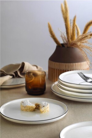 Oslo 7 Piece Cake Set - Kütahya Porselen