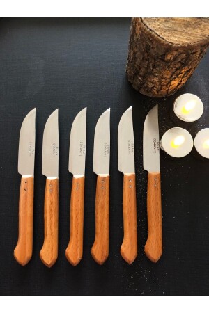 Osmaniye Local Handmade Fruit and Vegetable Kitchen Knife Set of 6 - Diba Avm