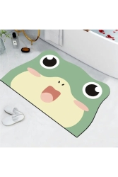 Osso Kurbağa Su Emici Duş Önü Banyo Paspası Klozet Tek Parça Hayvanlı Banyo Halısı ossohayvanpaspas - 3D ELSE HALI
