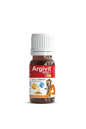 Ostosse3 Nahrungsergänzungsmittel für Kinder mit Omega-3 und Vitamin D3, 10 ml - Argivit