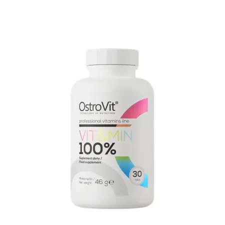 OstroVit 100% VIT&MIN (30 Tablets) - OstroVit