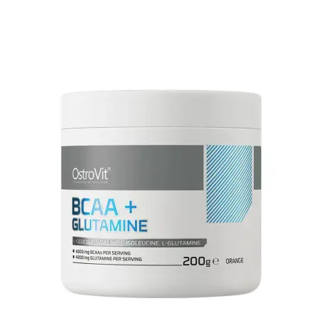 OstroVit BCAA + Glutamine (200 g, Orange) - OstroVit