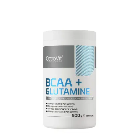 OstroVit BCAA + Glutamine (500 g, Orange) - OstroVit