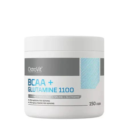 OstroVit BCAA + Glutamine 5500 MG (150 Capsules) - OstroVit