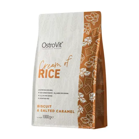 OstroVit Cream of Rice (1000 g, Biscuit and Salted Caramel) - OstroVit