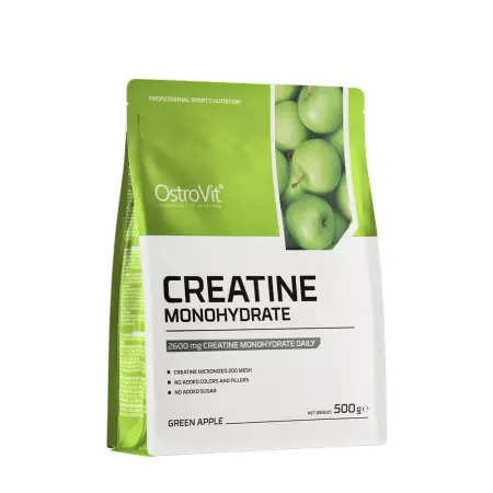 OstroVit Creatine Monohydrate (500 g, Green Apple) - OstroVit