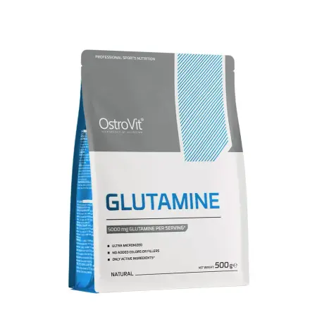 OstroVit Glutamine Powder (500 g, Natural) - OstroVit