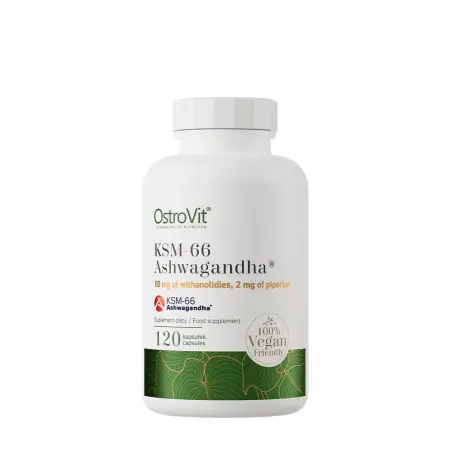 OstroVit KSM-66 Ashwagandha® Vege (120 Capsules) - OstroVit