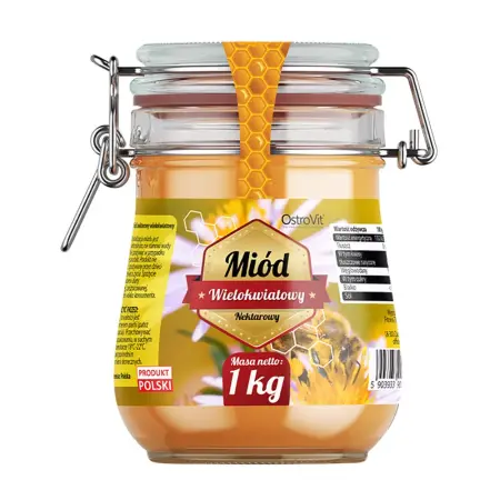 OstroVit Multiflower Honey (1000 g) - OstroVit