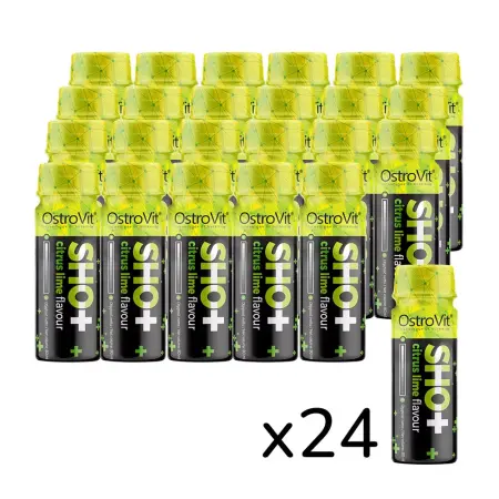 OstroVit Pre Workout Shot (24 x 80 ml, Lime) - OstroVit