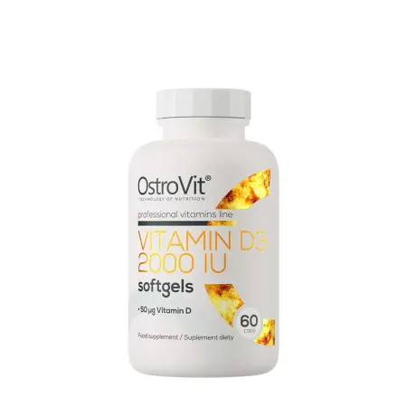 OstroVit Vitamin D3 2000 IU (60 Softgels) - OstroVit