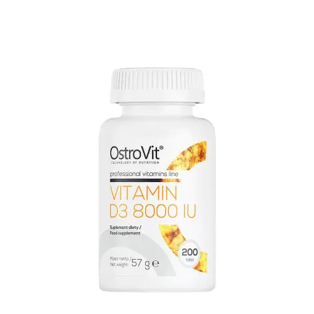 OstroVit Vitamin D3 8000 IU (200 Tablets) - OstroVit