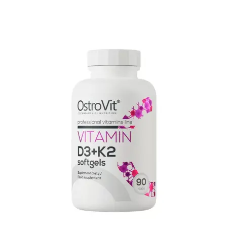 OstroVit Vitamin D3 + K2 (90 Capsules) - OstroVit