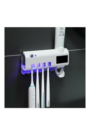 Otomatik Diş Macunu Sıkacağı Ve Uv Sterilizatör, Diş Fırçası Tutacağı TYC00795734403 - Genel Markalar
