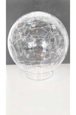 Ottoman Chandelier Glass Transparent Cracked Pattern (Mouth Diameter 7-5-8 Cm) - Ada Avize