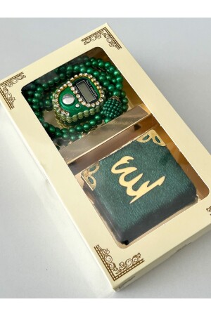 Our Gift Dowry Boxed Mini Quran Prayer Beads and Stone Chanting Set - Ayhanhome