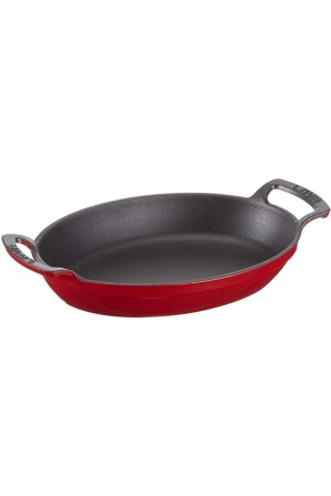 Oval Cast Iron Pan 20x27 - Lava