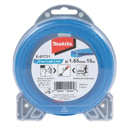 Oval spiral line MAKITA 1.65mmx15m DUR181 - Makita Accessories