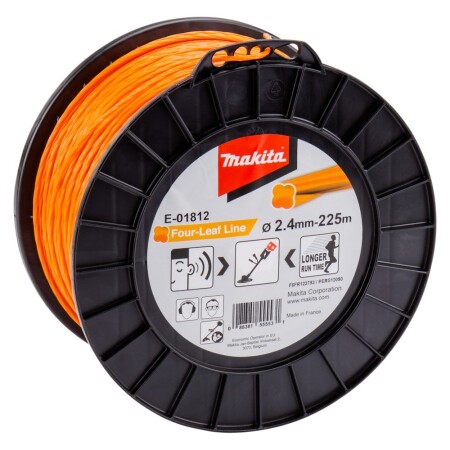 Oval spiral line MAKITA 2.4mmx225m - Makita Accessories