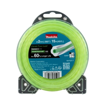Oval spiral line with core MAKITA 2mmx15m - Makita Accessories