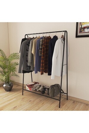 Oval Wire Black Boutique Clothes Hanger Garment Hanger - Metallica Concept