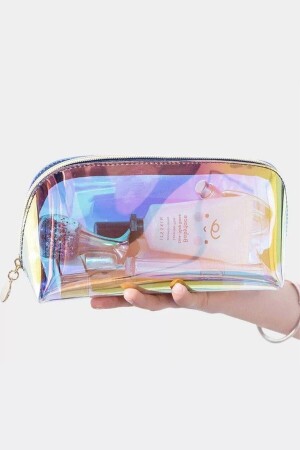 Ovale Kosmetik- und Mehrzweck-Organizer-Tasche mit goldenem Hologramm - Ripstar