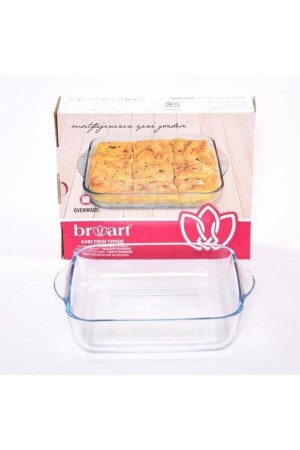 Oven Dish Square Plain Large Pyrex - Brart