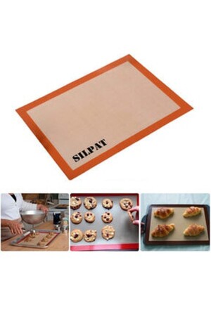 Ovenable Self-Oiling Silicone Baking Mat-Dough Rolling Mat 30x40 - Dr. Gusto