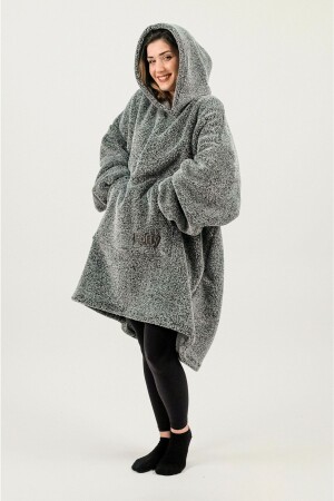 Oversize Wearable Blanket One Size Very Comfortable Unisex Hoodie Plush Hooded Sweatshirt PFY301 - POFFY