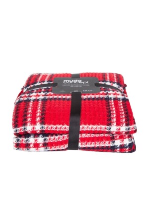 Oxford Scotch Blanket Red 200X220 - Mudo Concept
