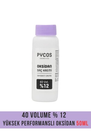 Oxidant Cream - 40 Volume 12% High Performance 50 ML - Pycos Cosmetics
