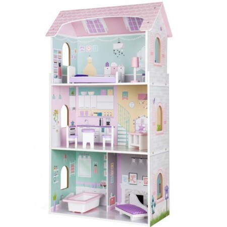 Oyuncak Bebek Evi Ecotoys Yaban Mersini Konutu - Eco Toys