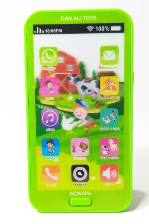 هاتف محمول ذو شاشة لمس من طراز MNZ-Toy مع صوت تركي و12 وظيفة - Can Ali Toys