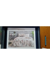 Özdilek Tek Kişilik Nevresim Takımı Pedate Pembe TK570056 - Modaletto