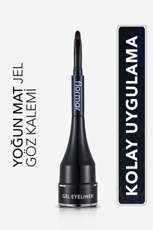Özel Fırça Başlıklı Yoğun Pigmentli Mat Jel Eyeline -gel Eyeliner-02 Oceanblue-8690604591886 - Flormar