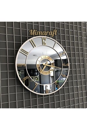 Özel Seri Aynalı Duvar Saati - 70 Cm SFT-102B702 - Mimaraft