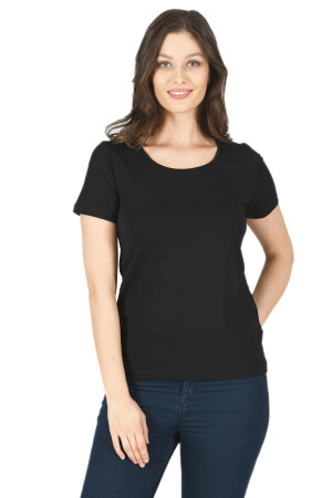 Özkan 25284 Women's Cotton Short Sleeve Crew Neck Flexible Comfortable Undershirt T-shirt - ÖZKAN underwear