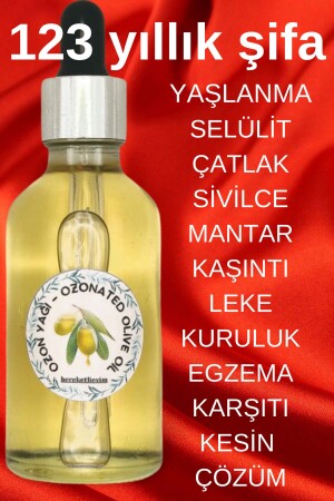 Ozonöl 50 ml – ozonisiertes Olivenöl – Hautserum - Bereketlievim
