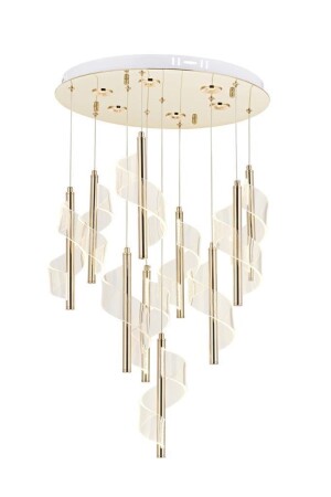 P7077-10 10 LED Pendant Lamp Chandelier P7077-10 GD - Eray Aydınlatma