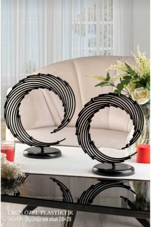 Pack of 2 Decorative Plastic Accessory Object Wind Vane Home and Office Decoration - Decoor Mall