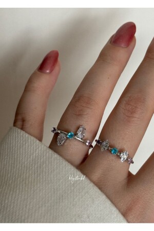 PACK OF 2 MINIMAL-COLORED RINGS - Kiligistanbul