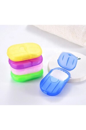 Pack of 4 Mixed Colors 80 Sheets Paper Soap Hand Melt Perfumed - Era Sabun
