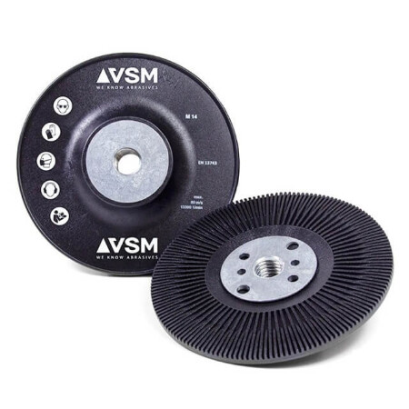 Pad for fiber discs with cooling VSM ZFT2 Turbo 125xM14 - VSM