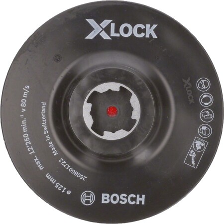 Pad for velcro discs BOSCH X-Lock 125mm - Bosch Accessories
