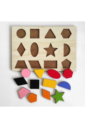 Pädagogische hölzerne geometrische Formen Bultak - Metafortoys