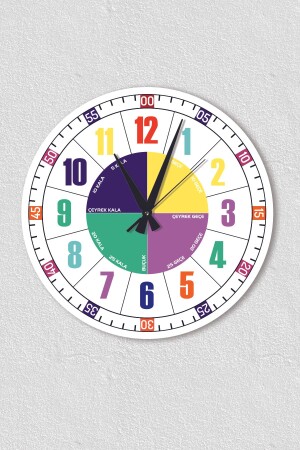 Pädagogische Uhr-Wanduhr für Ihre Kinder - Wooden Factory