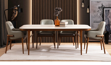 Padova Dining Table Set - Cadde Yıldız
