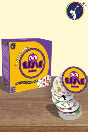 Pair Let's See Reflex Card Game 5 games with 55 cards in 1 - Efsatoys