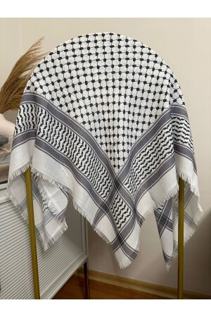 Palästinensischer Keffiyeh 100 cm quadratischer Keffiyeh-Kinderwagen mit Olivenblattmuster – Unisex-Kinderwagen - Merve